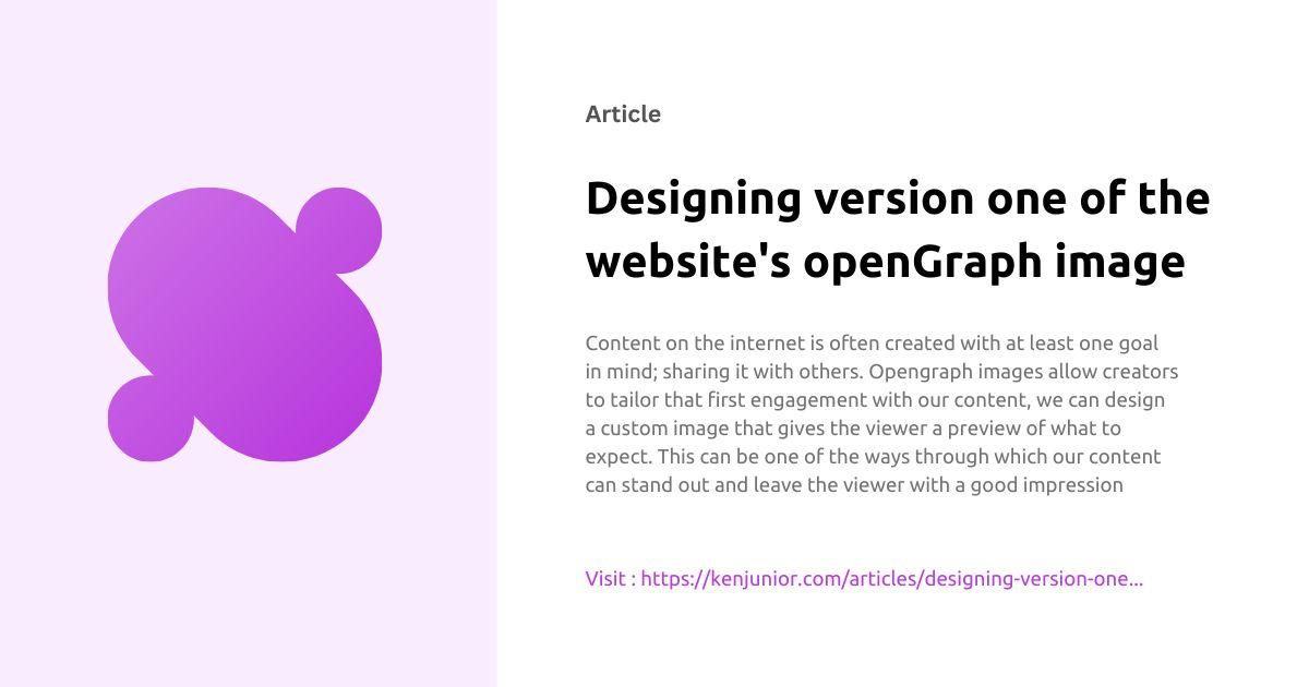 Blog feature image; my opengraph image